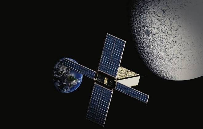 Sonda espacial do brasil em direção à lua